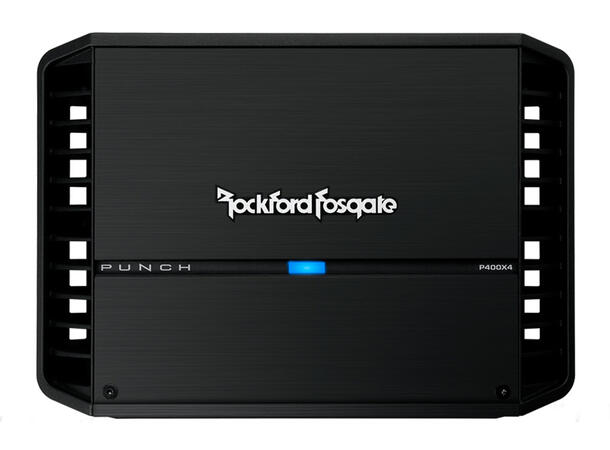 Rockford Fosgate Bilforsterker 4 x100W Punch 4-kanaler, 2 Ohm stabil